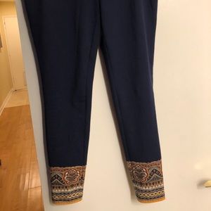 Chico’s navy blue leggings